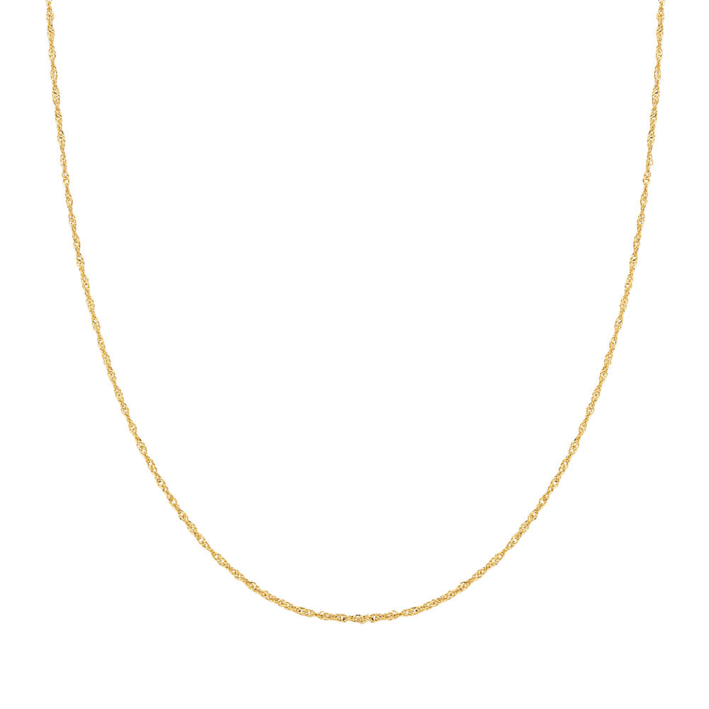 Corrente Singapura em Ouro Amarelo 18k, 40cm