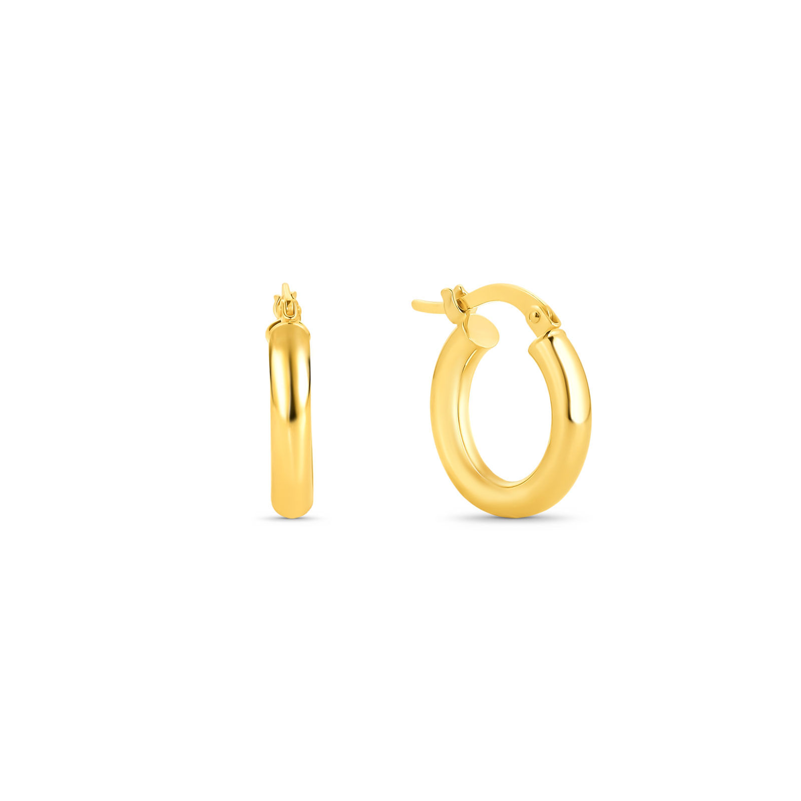 Argola Oca em Ouro Amarelo 18k, 17,5 mm