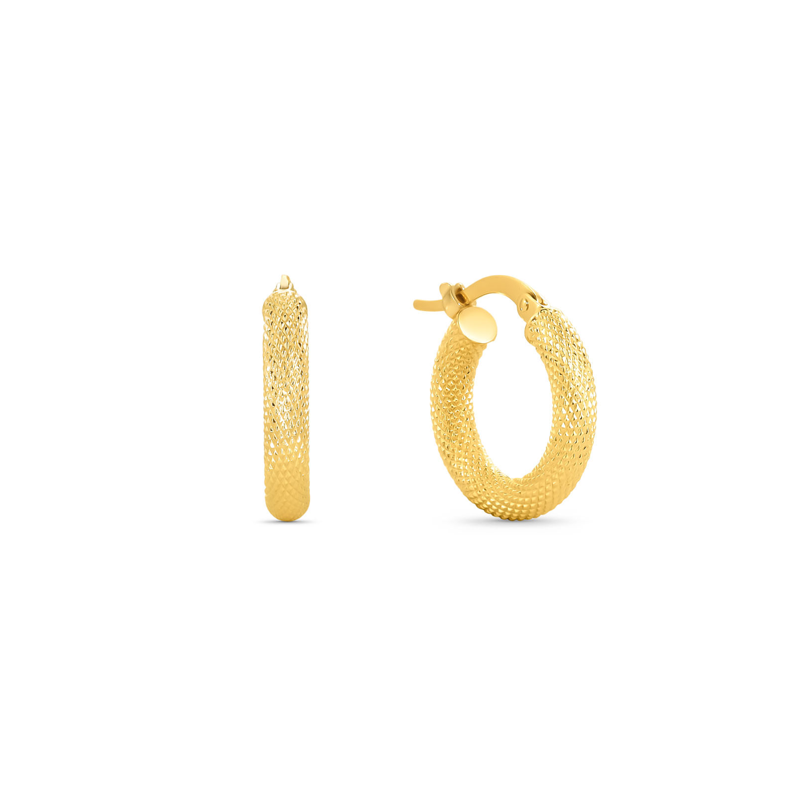 Argola Oca em Ouro Amarelo 18k, 24 mm