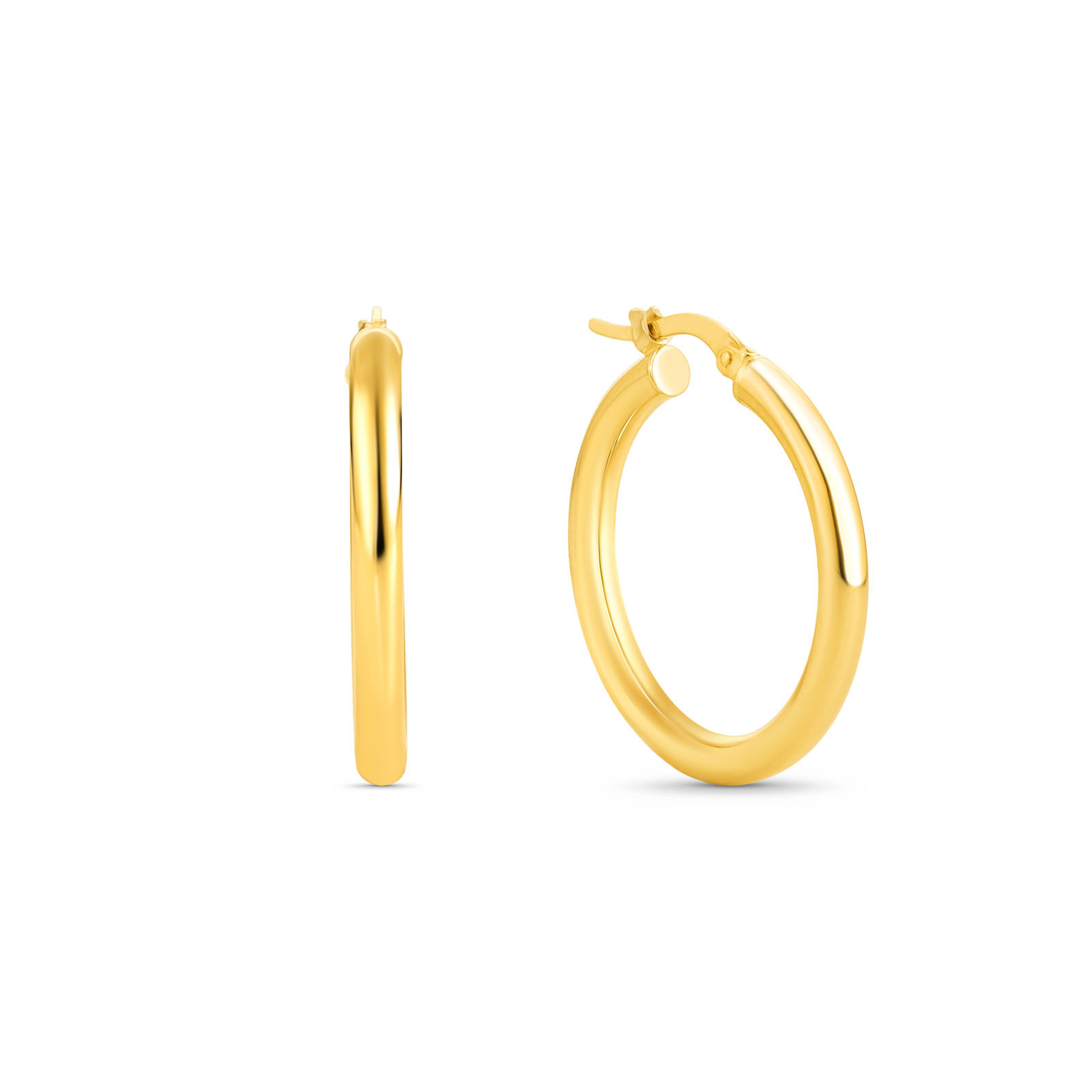 Argola Oca em Ouro Amarelo 18k, 16,5 mm