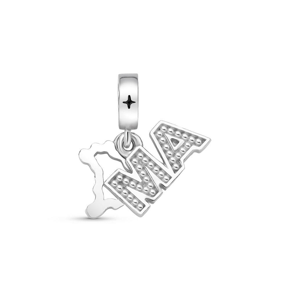 Pingente Life Viagem Maranhão em Prata 925 com Esmalte
