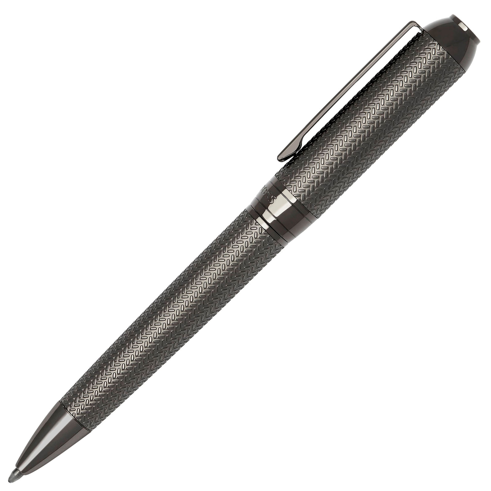 Caneta Hugo Boss Metal Cinza Escuro Hsi4654d