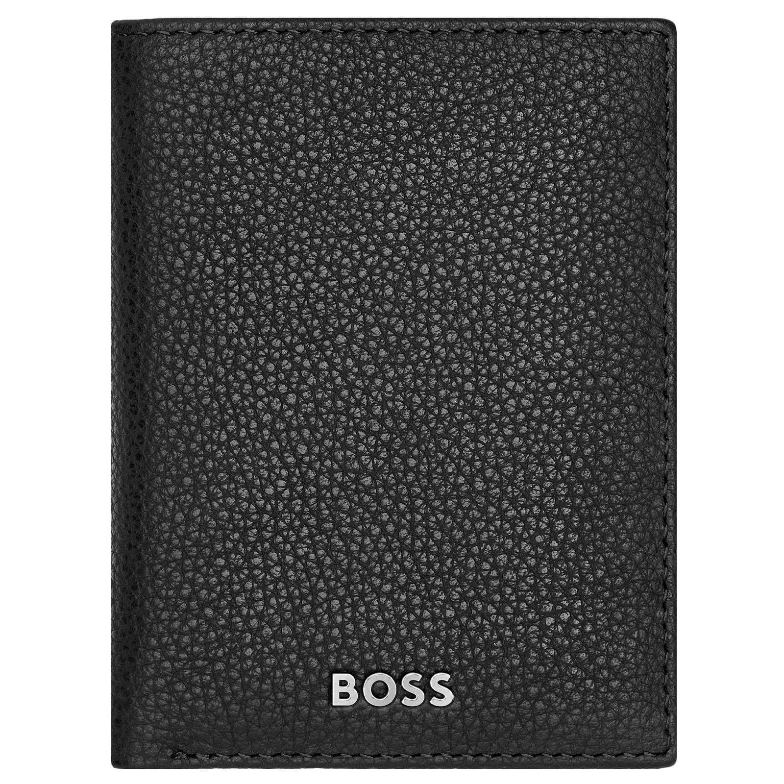 Porta Cartão Hugo Boss Couro Preto Hle416a