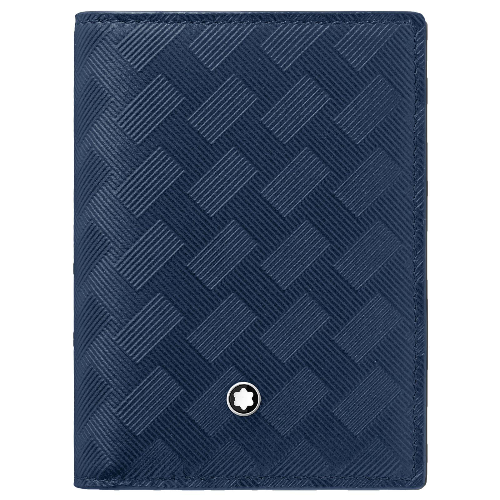 Porta Cartão Montblanc Masculina Extreme em Couro Azul – 198073