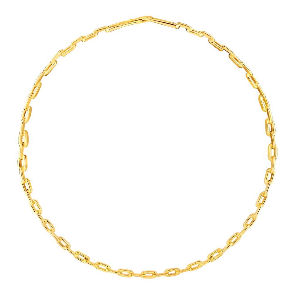 Colar Chains em Ouro Amarelo 18k, 38cm