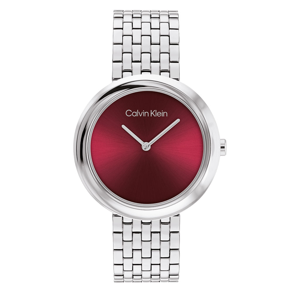 Relógio Calvin Klein Feminino Aço Prateado 25100064