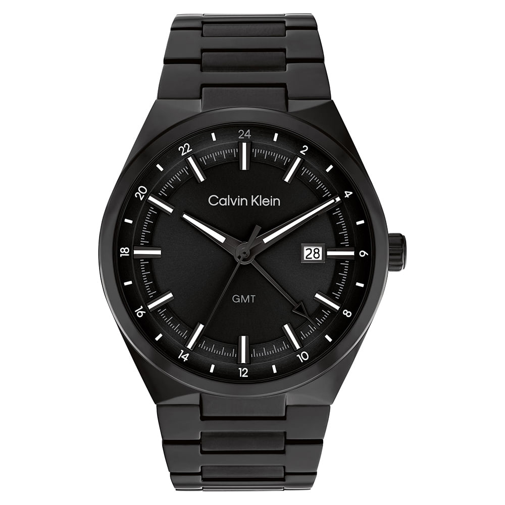 Relógio Calvin Klein Masculino Aço Preto 25200490
