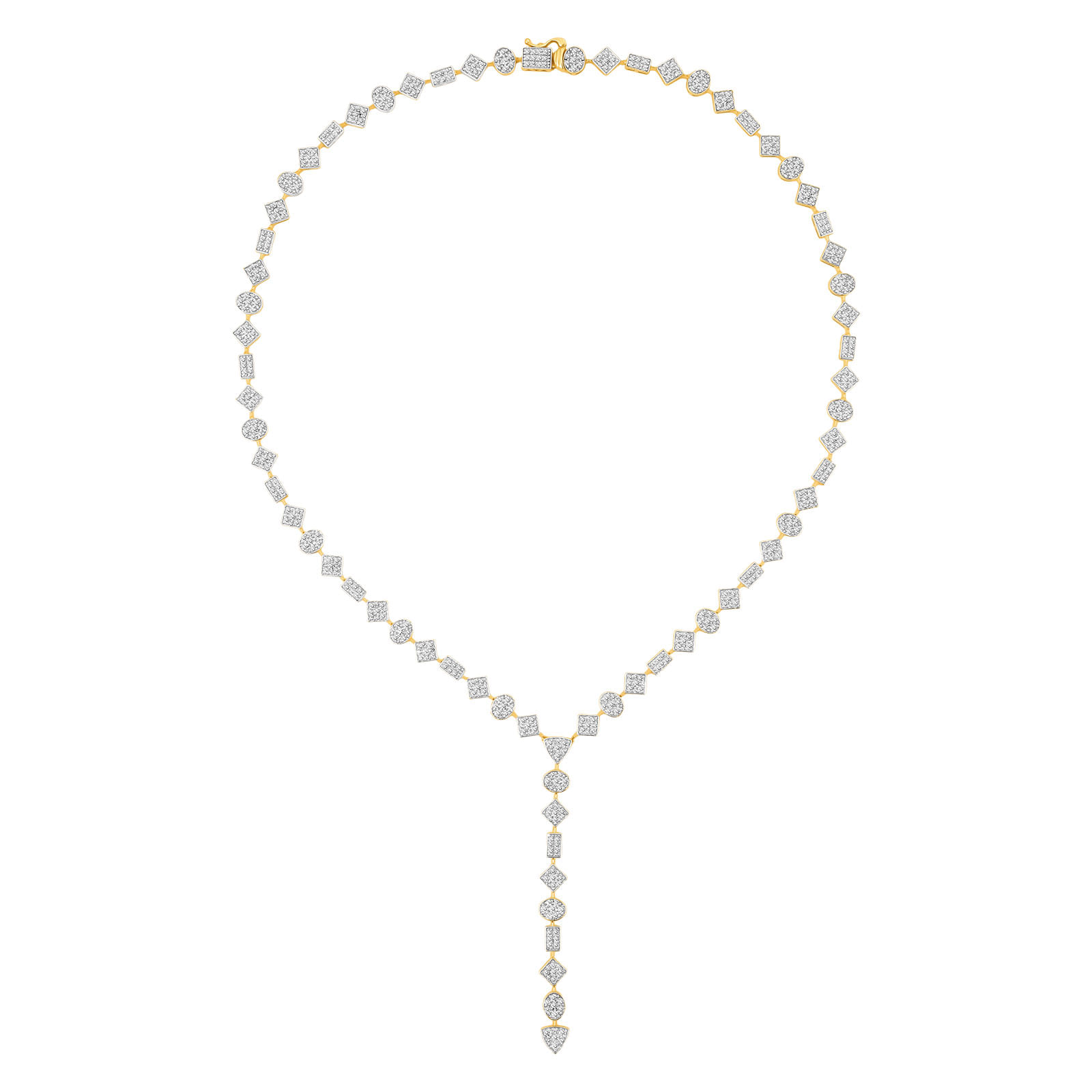 Colar Sommet em Ouro Amarelo 18k com Diamantes 4,74 ct, 40 cm