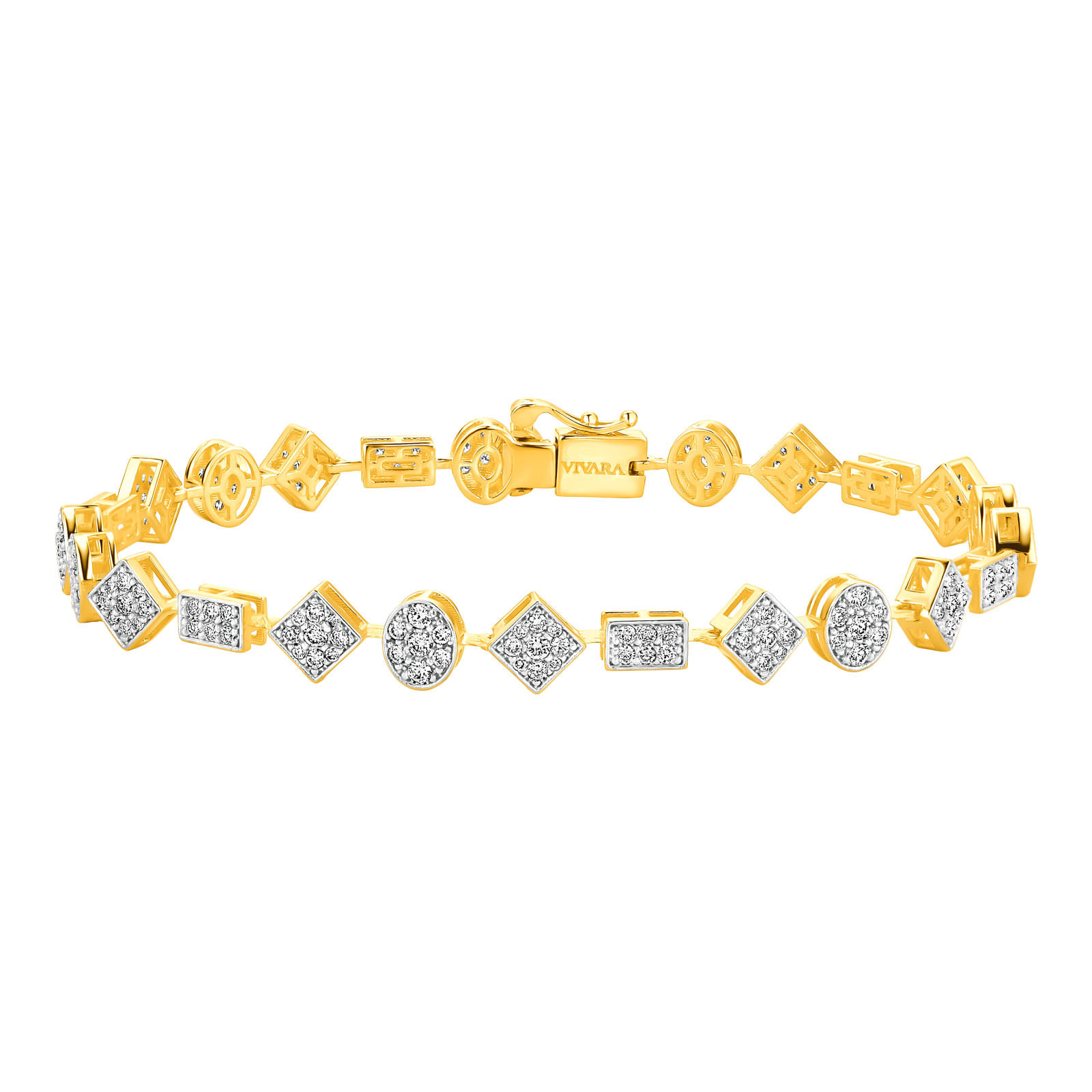 Pulseira Sommet em Ouro Amarelo 18k com Diamantes 1,68 ct