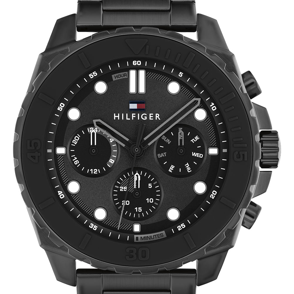Relógio Tommy Hilfiger Masculino Aço Preto 1710690