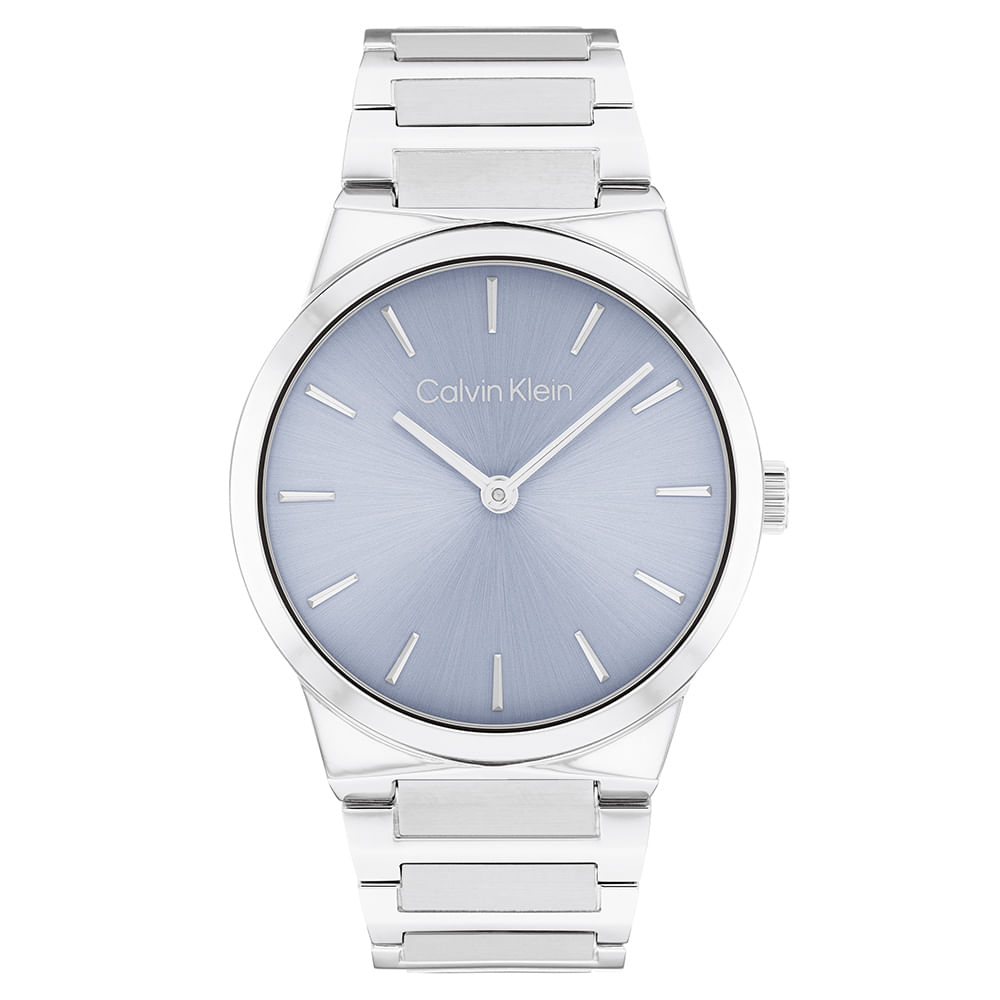 Relógio Calvin Klein Feminino Aço Prateado 25100081