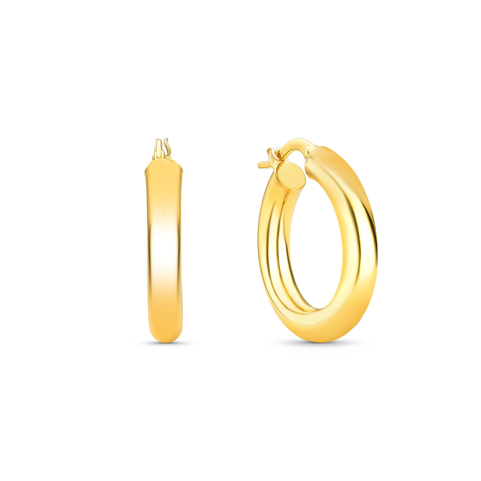 Argola em Ouro Amarelo 18k, 19,5 mm