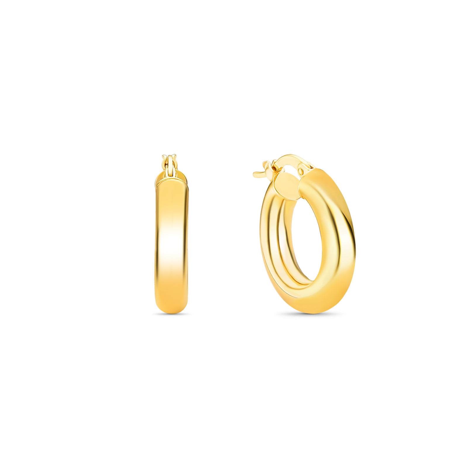 Argola em Ouro Amarelo 18k, 30 mm