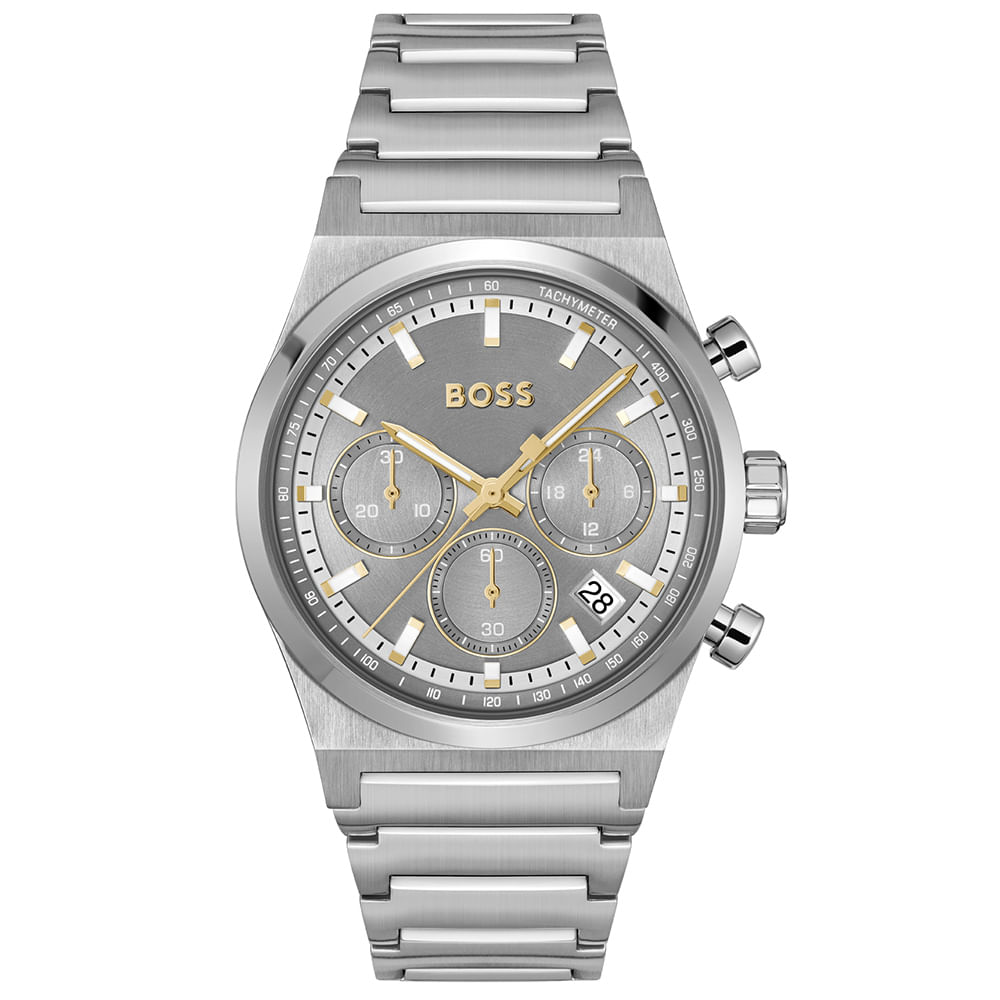 Relógio Boss Masculino Prateado 1514221