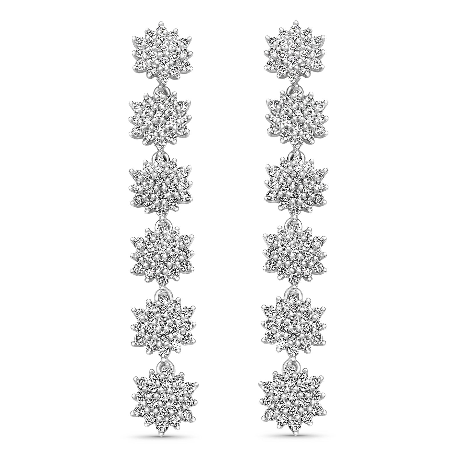 Brinco Lyra II em Ouro Branco 18k com Diamantes 3,30 ct