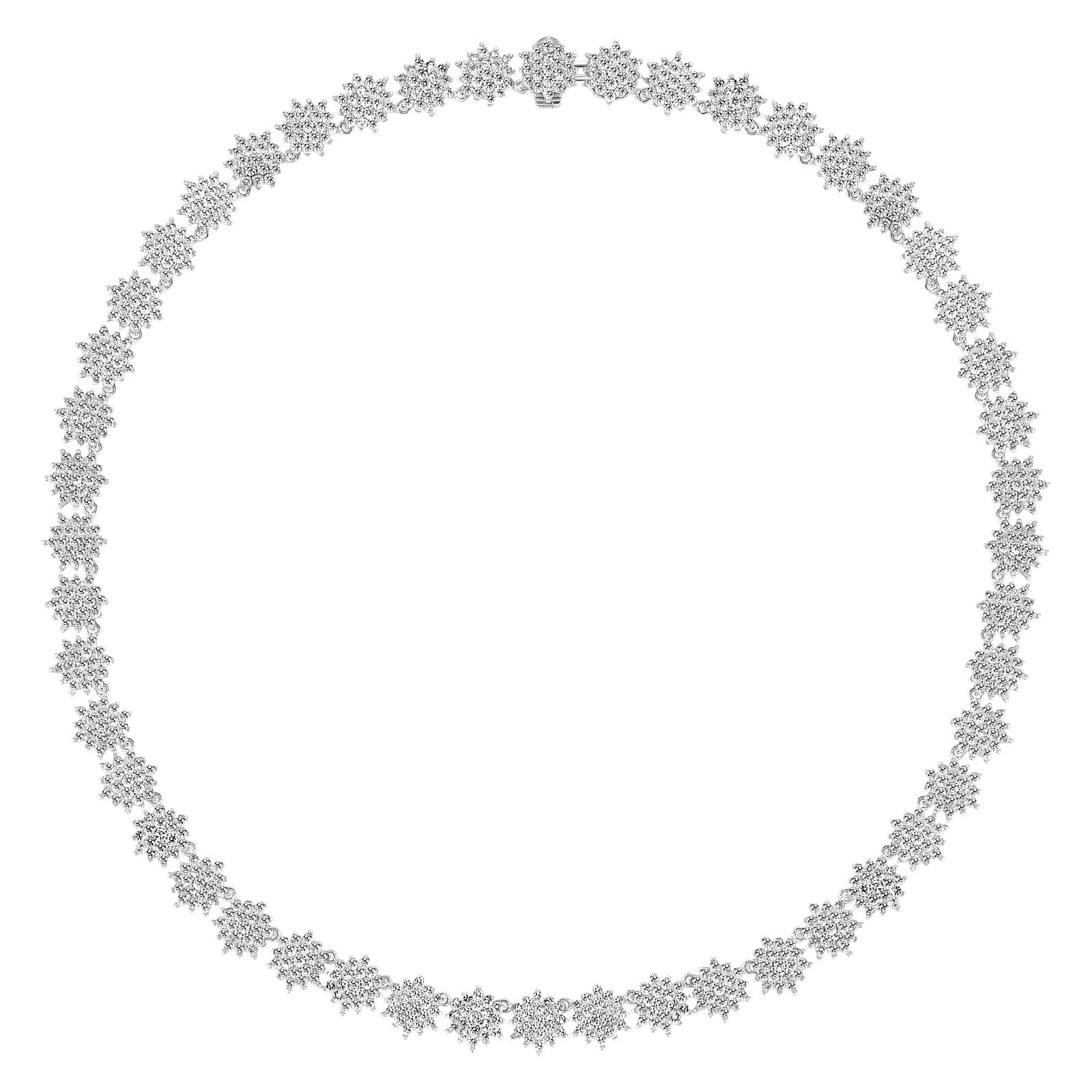 Colar Lyra II em Ouro Branco 18k com Diamantes 13,22 ct