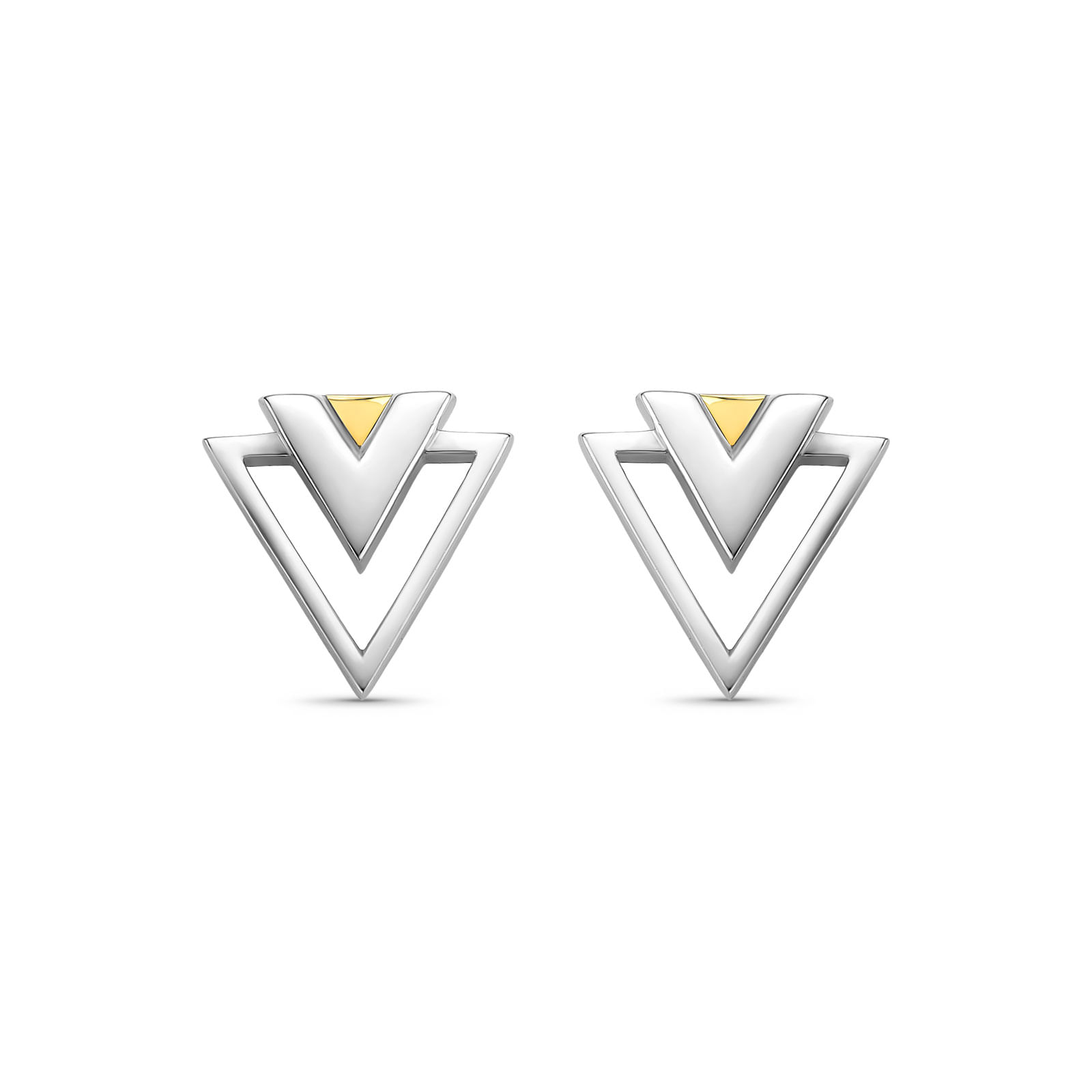 Brinco Vivara em Prata 925 e Ouro Amarelo 18k