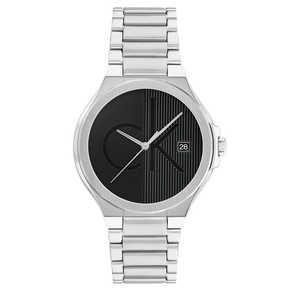 Relógio Calvin Klein Masculino Aço Prateado 25200482