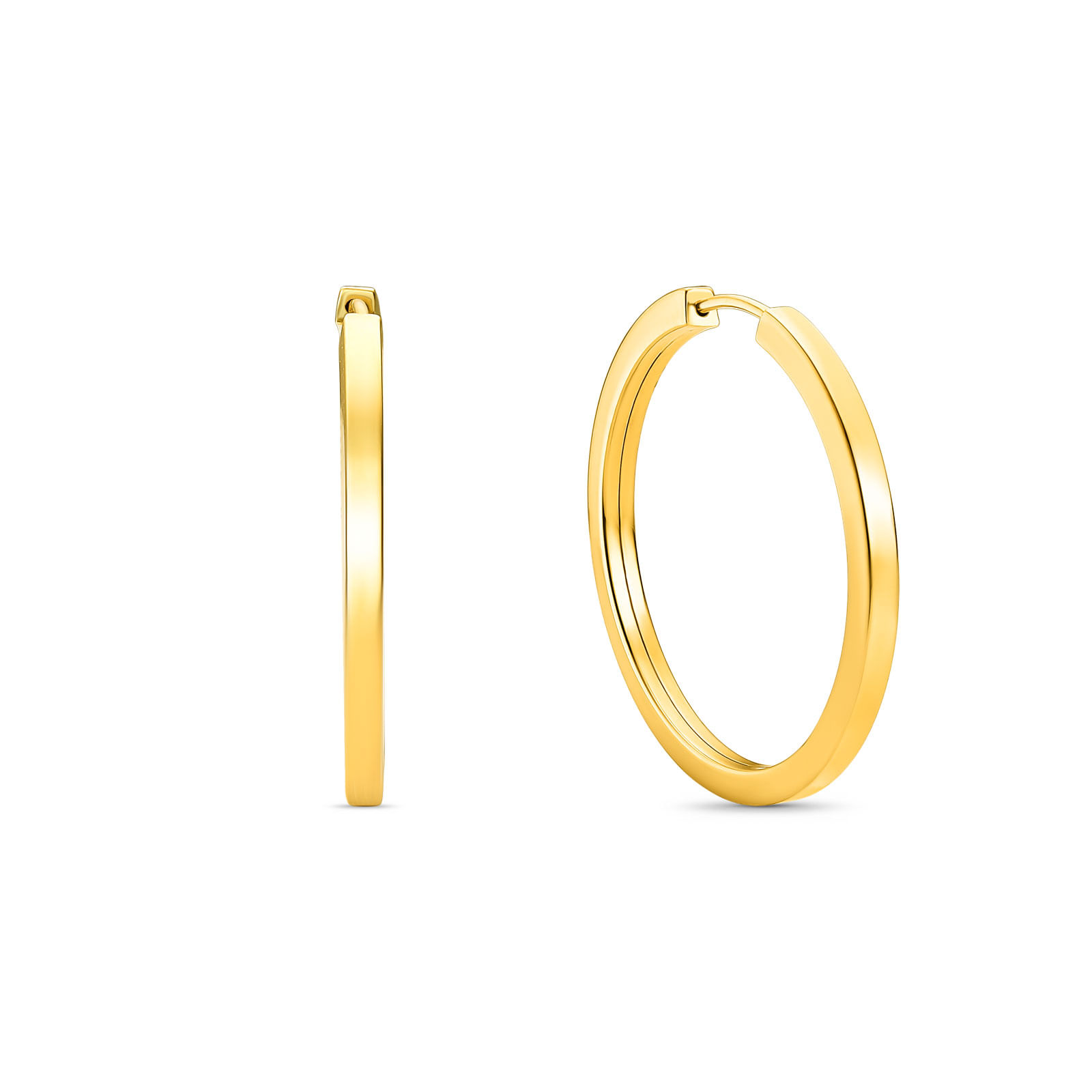 Argola em Ouro Amarelo 18k, 11,5 mm