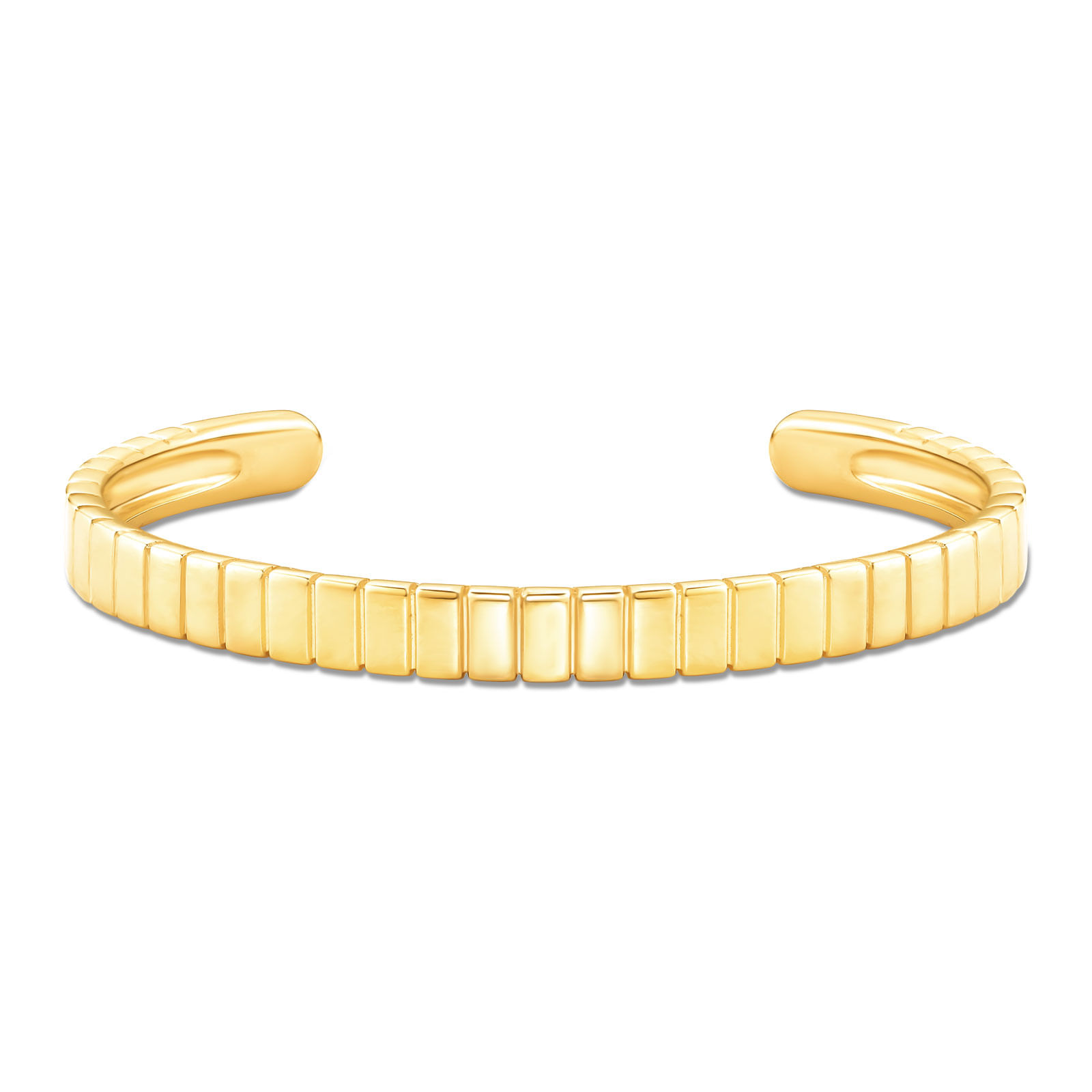Pulseira Life Textura em Prata 925 com Banho de Ouro Amarelo 18k