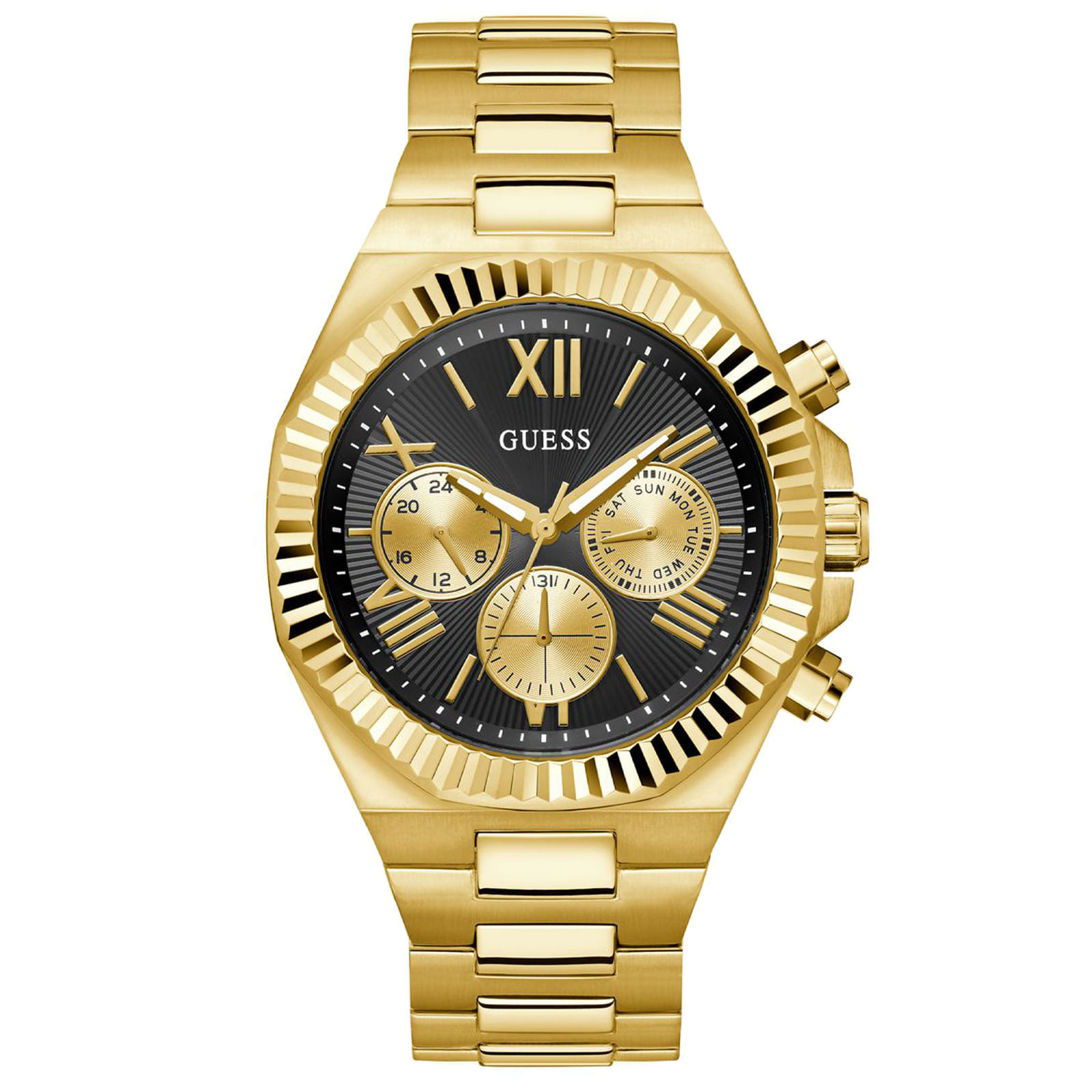 Relógio Guess Mens Dress Masculino Aço Dourado