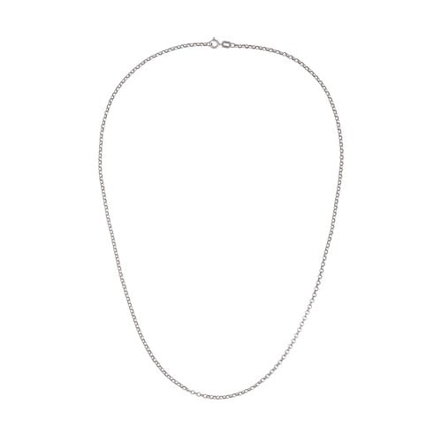 Corrente Elos Portugueses em Ouro Branco 18k, 40cm