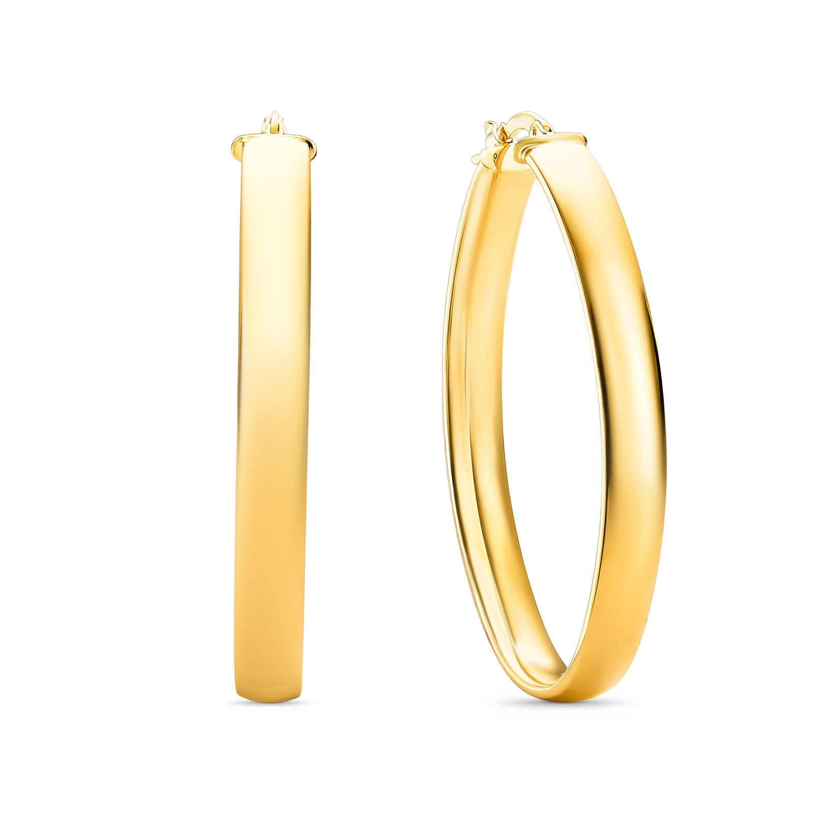 Argola em Ouro Amarelo 18k, 19,5 mm