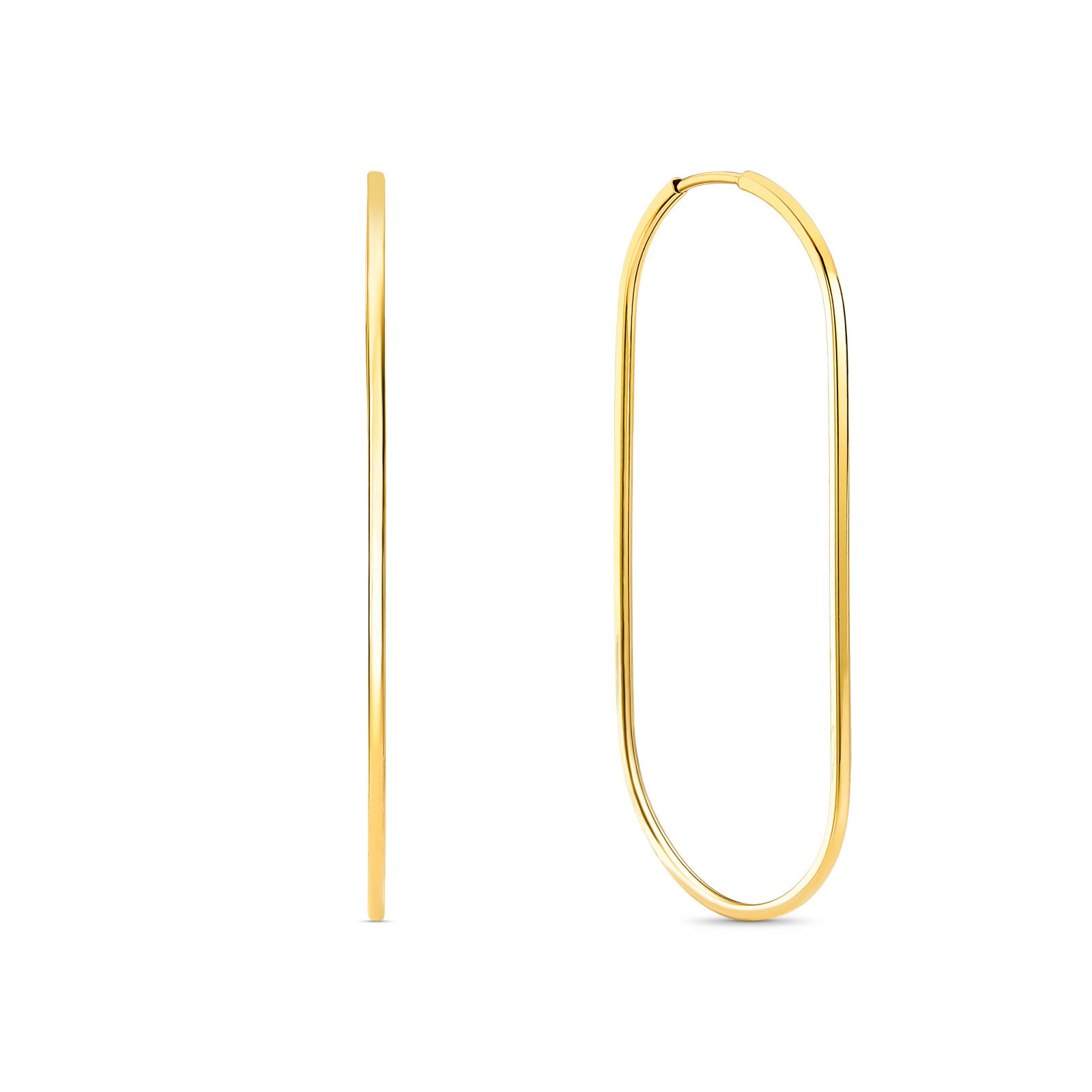 Argola em Ouro Amarelo 18k, 67 mm
