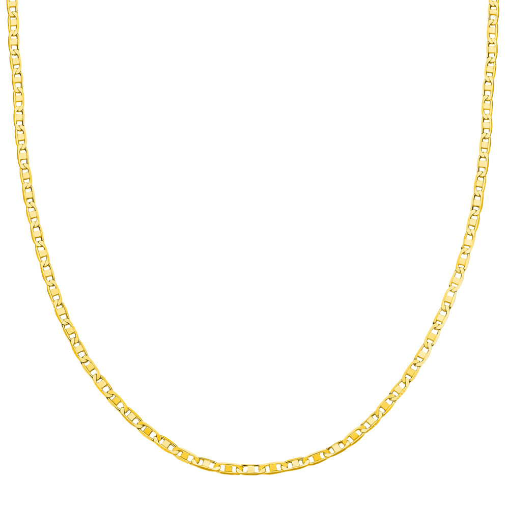 Corrente Piastrine em Ouro Amarelo 18k, 60cm