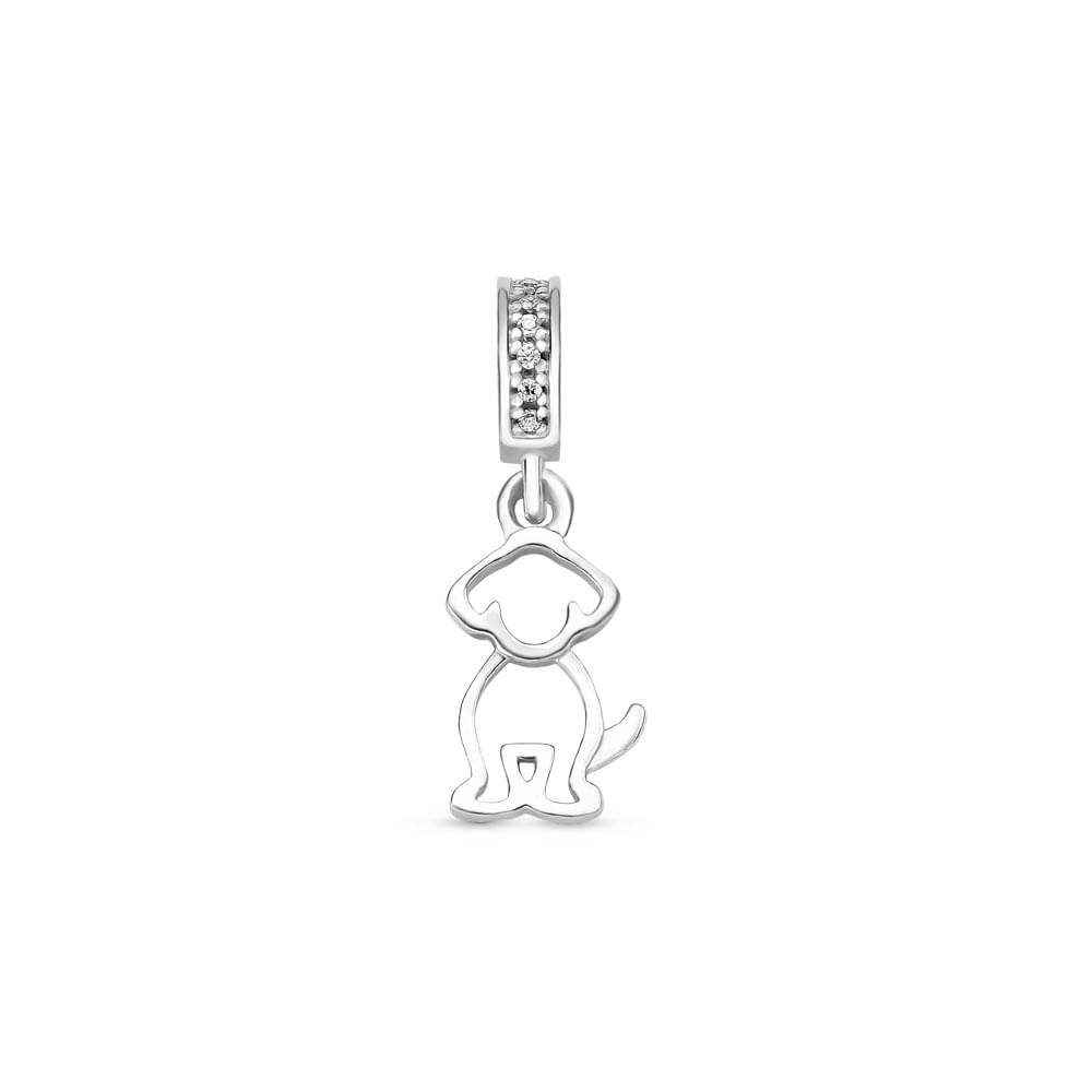 Pingente Life Lili em Prata 925 com Pedras Incolores