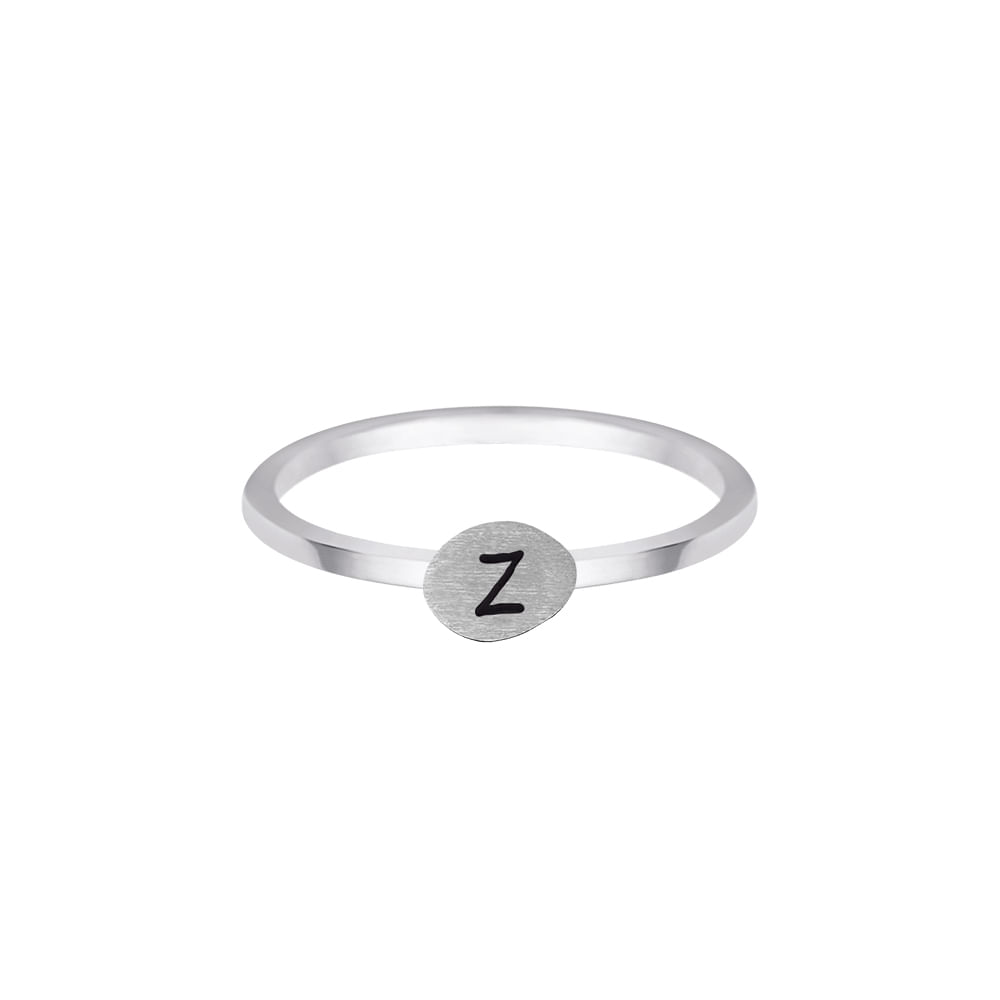 Anel Life Letra Z em Prata 925