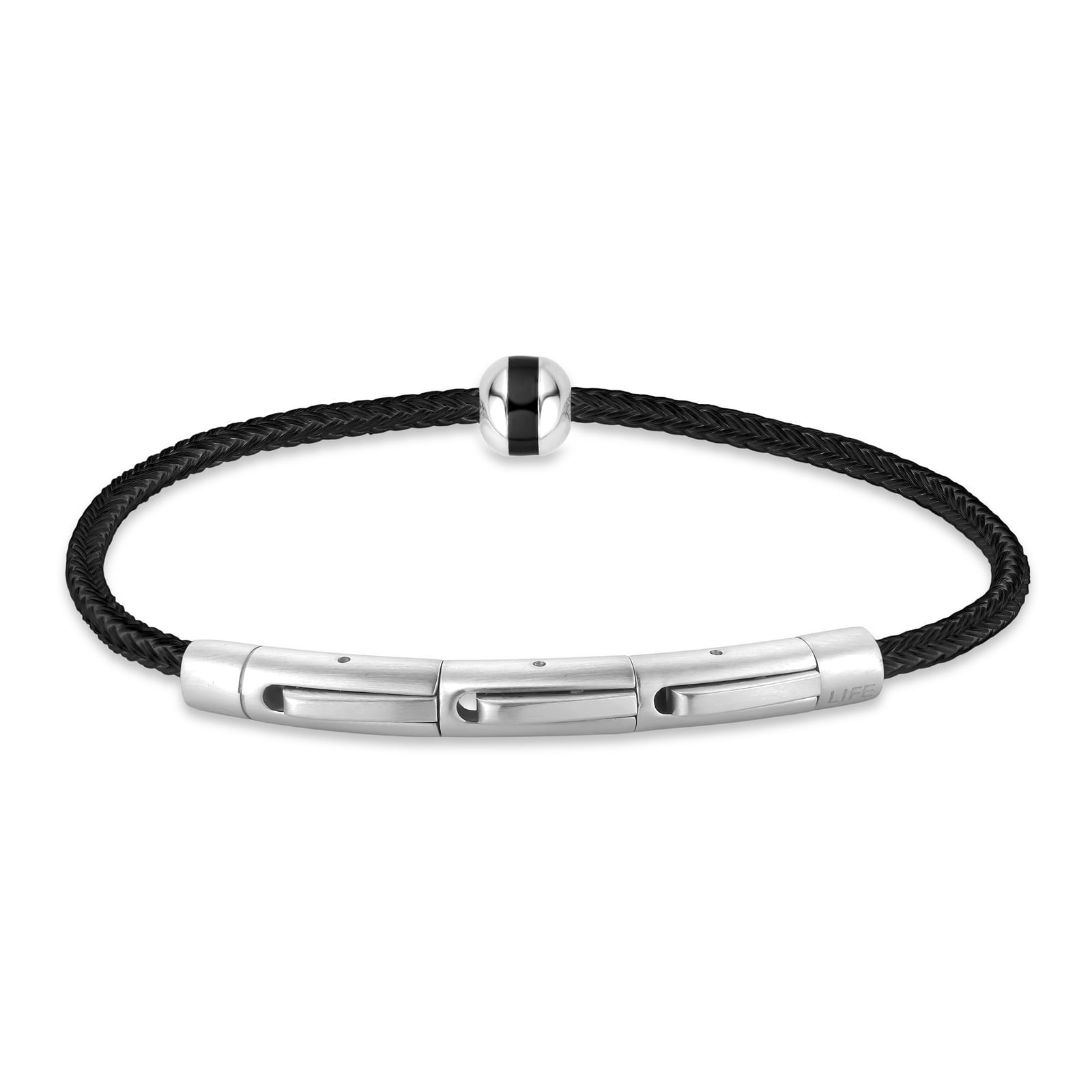 Pulseira Life Masculino VI em Aço com Fecho Cilindro