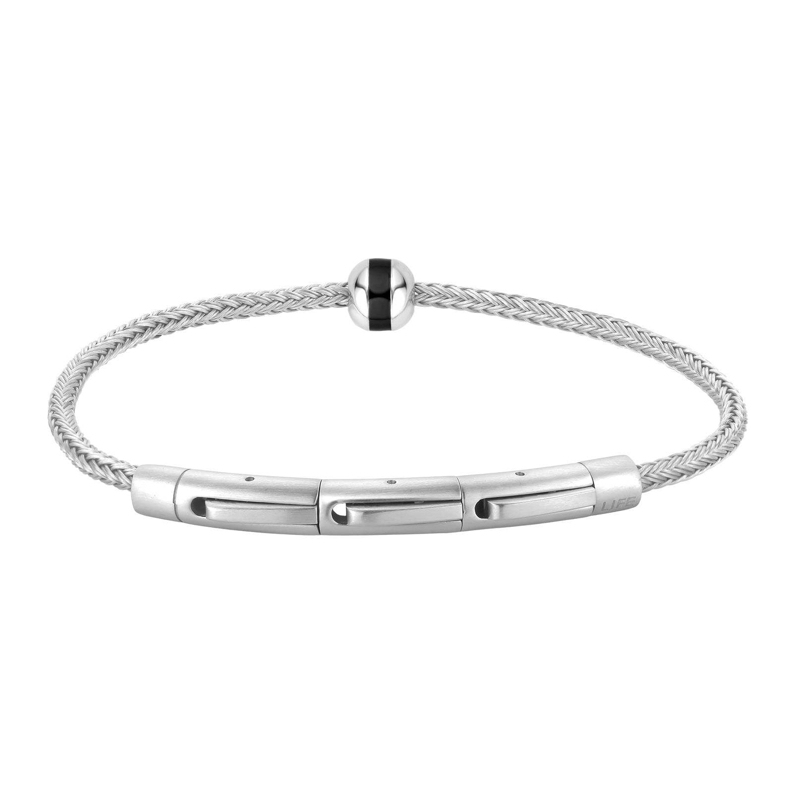 Pulseira Life Masculino VI em Aço com Fecho Cilindro