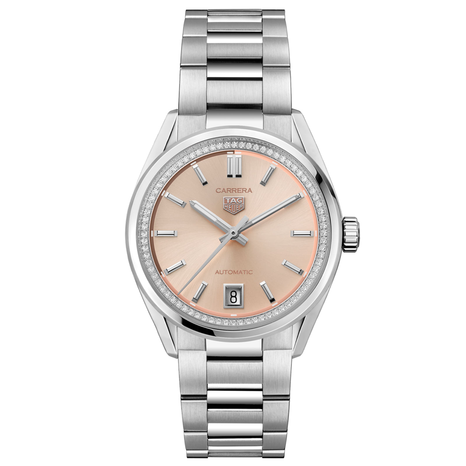 Relógio TAG Heuer Carrera Automático Feminino em Aço Prateado WBN231A.BA0001