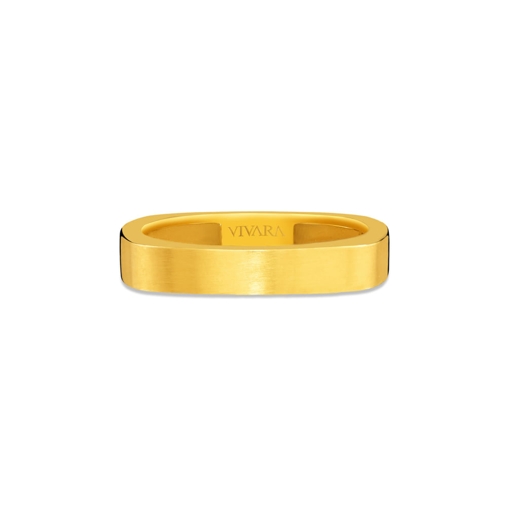 Anel Square em Ouro Amarelo 18k