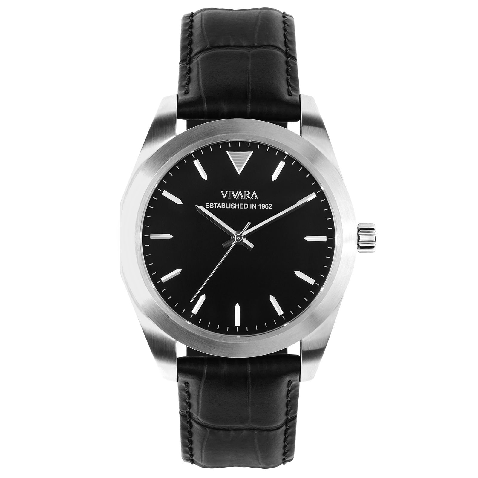 Relógio Vivara Heritage The One Automático Masculino Couro Preto