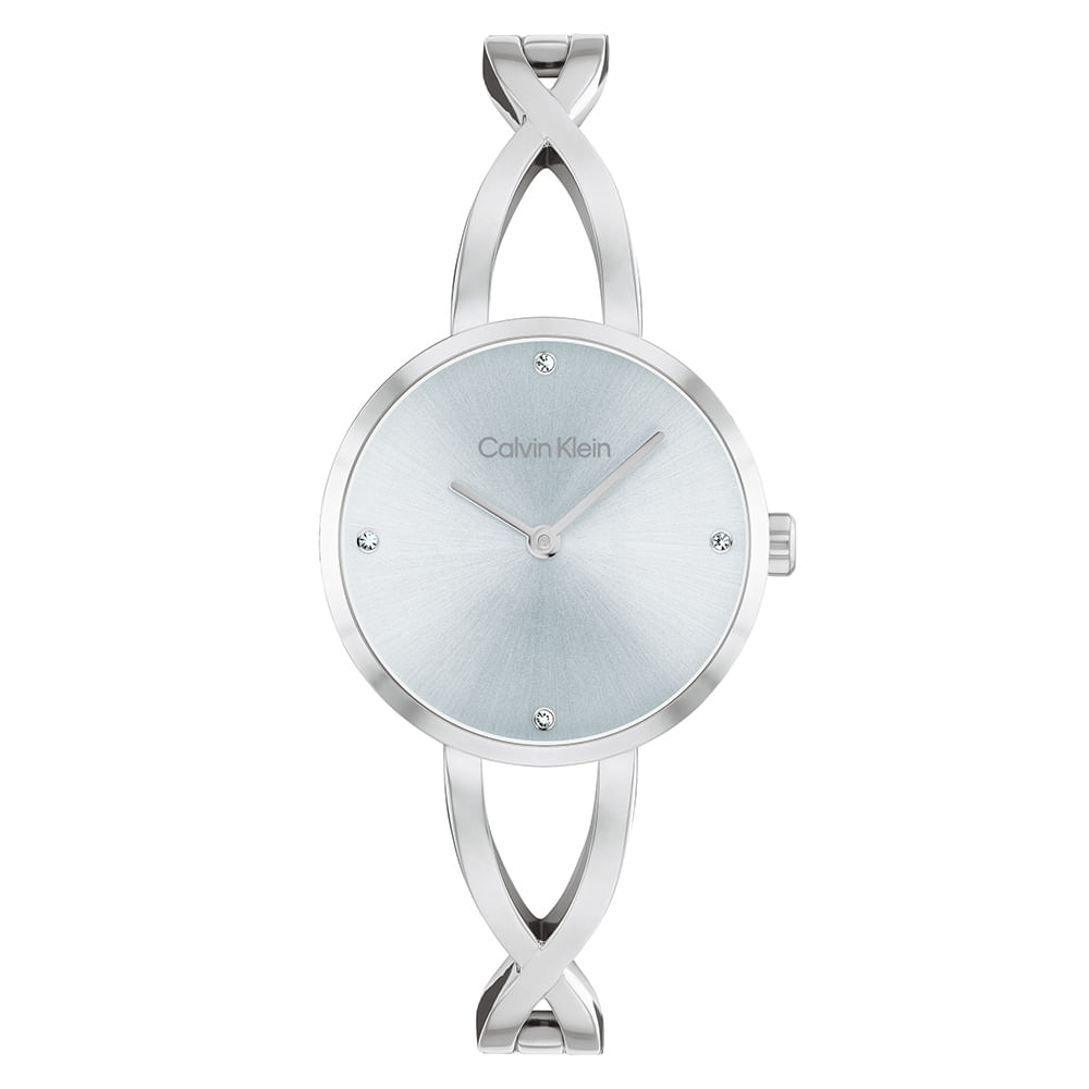 Relógio Calvin Klein Feminino Aço Prateado 25100058