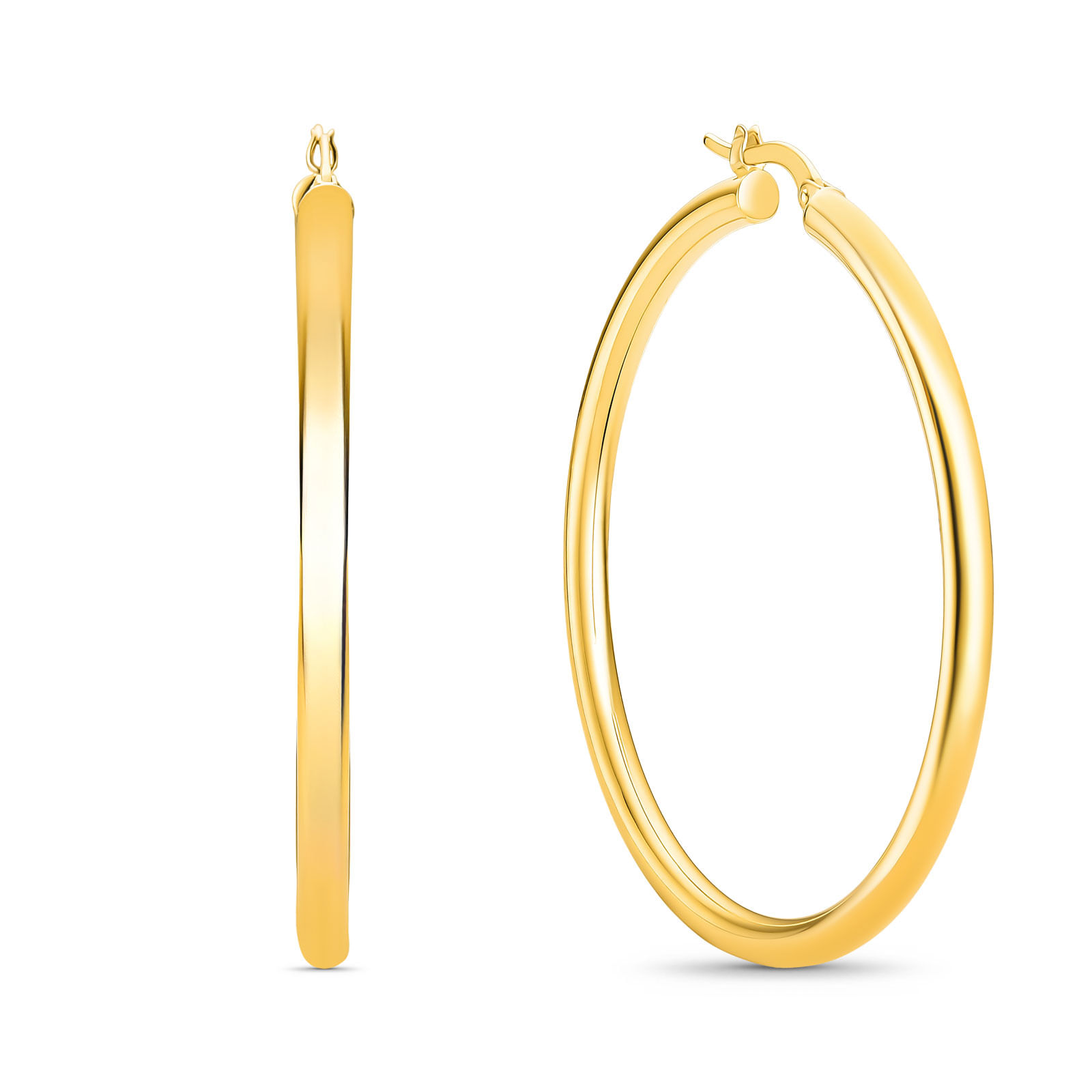 Argola em Ouro Amarelo 18k, 16 mm