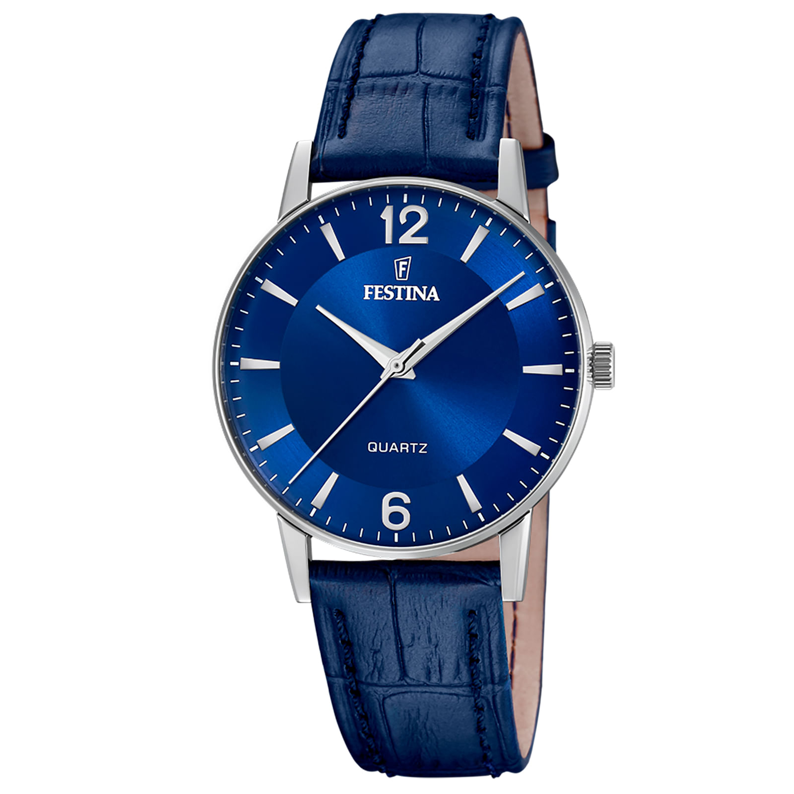 Relógio Festina Masculino Couro Azul
