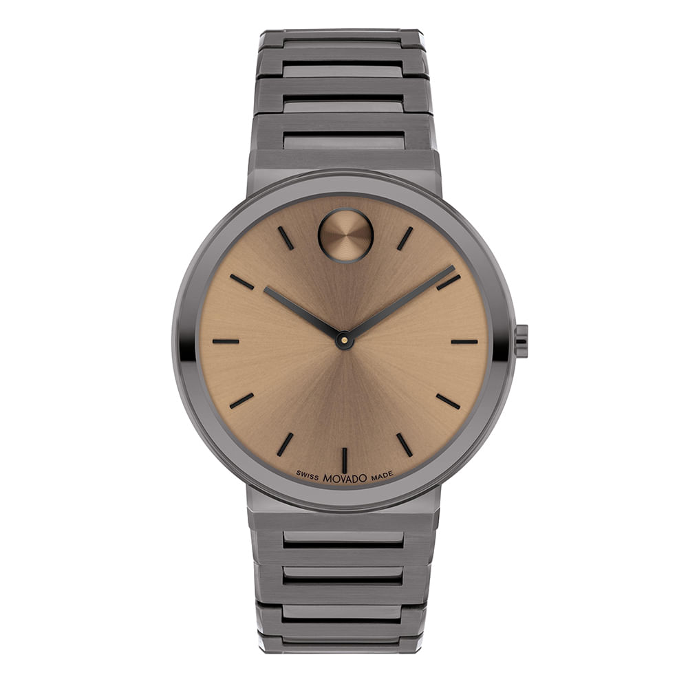 Relógio Movado Masculino Aço Cinza 3601202