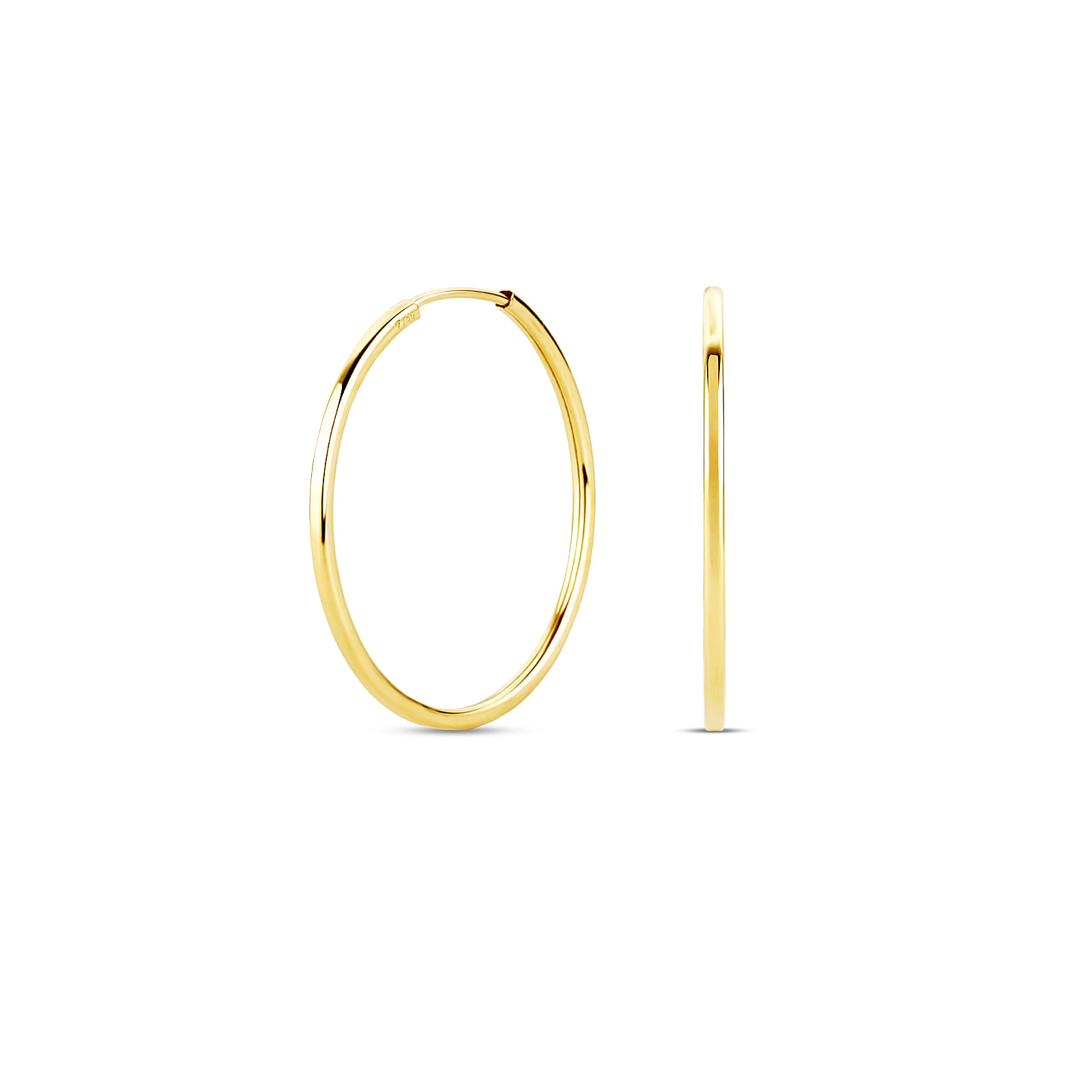 Argola em Ouro Amarelo 18k