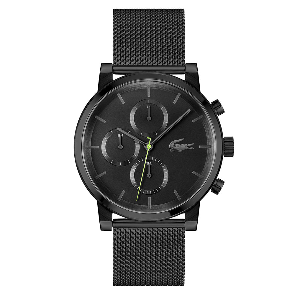 Relógio Lacoste Masculino Aço Preto 2011411