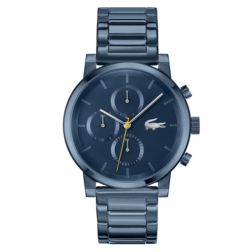 Relógio Lacoste Masculino Aço Azul 2011408