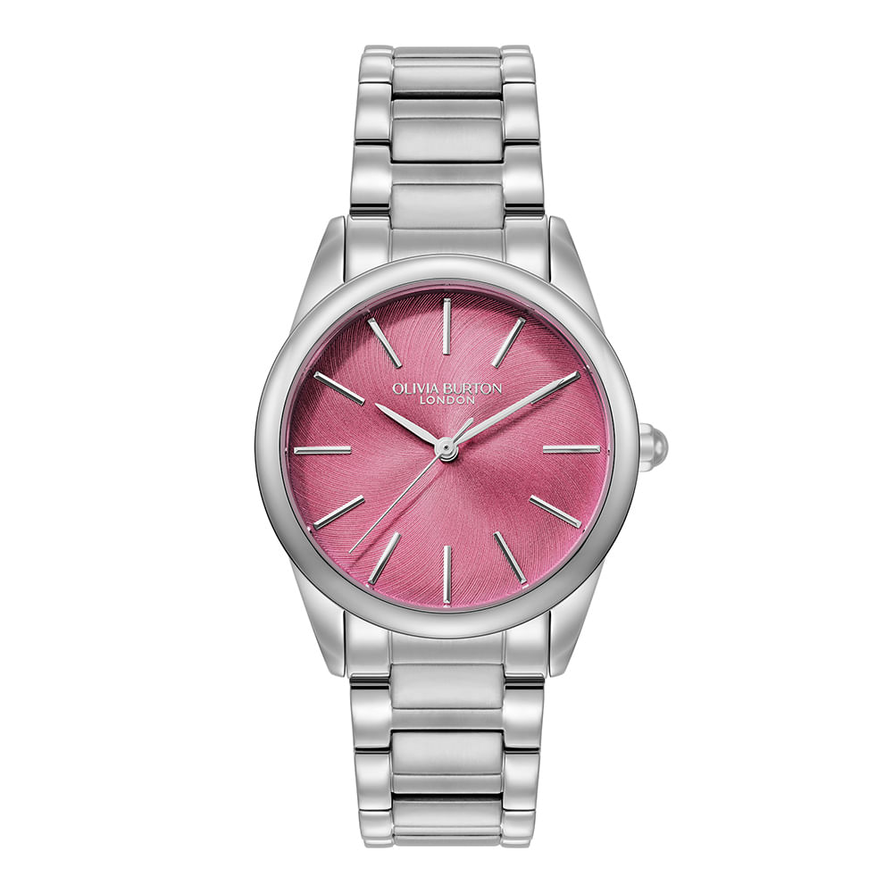 Relógio Olivia Burton Feminino Aço Prateado 24000237
