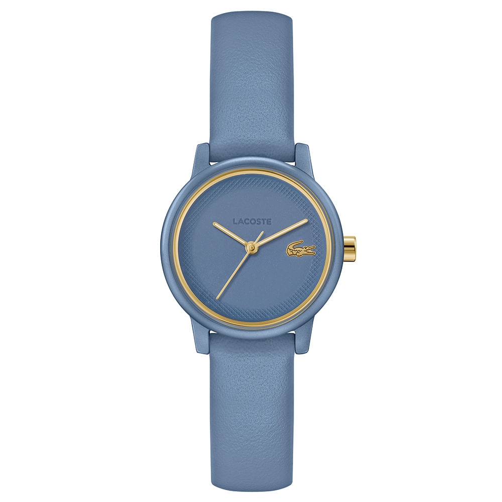 Relógio Lacoste Feminino Couro Azul 2001435