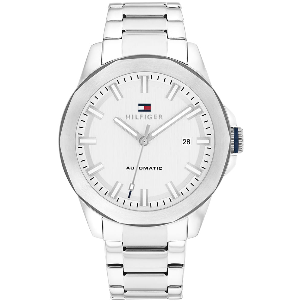 Relógio Tommy Hilfiger Masculino Automático Aço Prateado 1710695