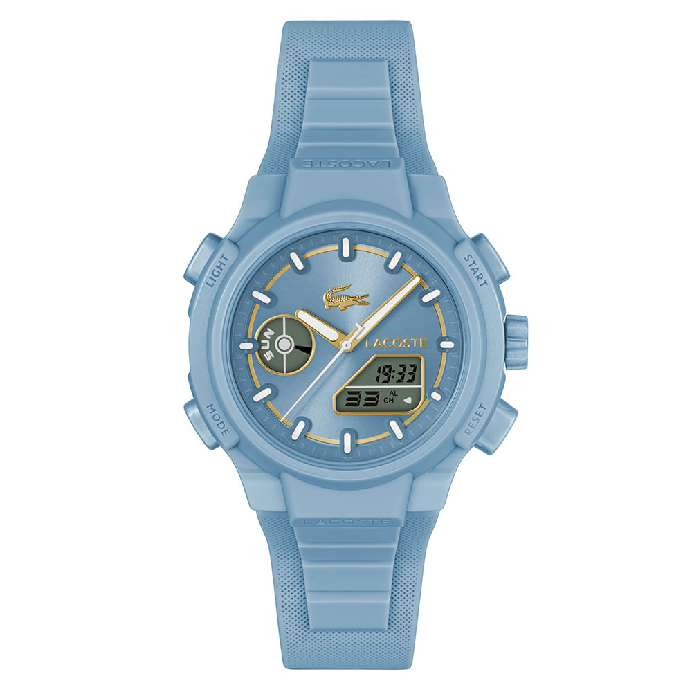 Relógio Lacoste LC33 Feminino Borracha Azul 2001431