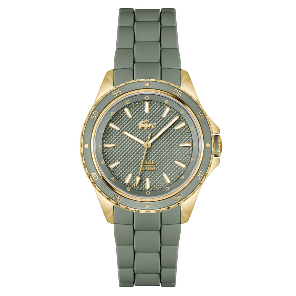 Relógio Lacoste Feminino Borracha Verde 2001427