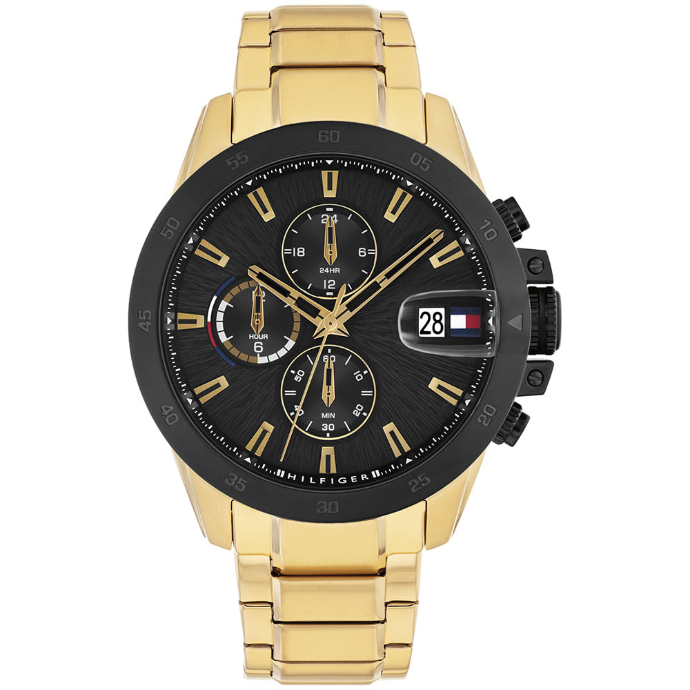 Relógio Tommy Hilfiger Masculino Aço Dourado 1792199