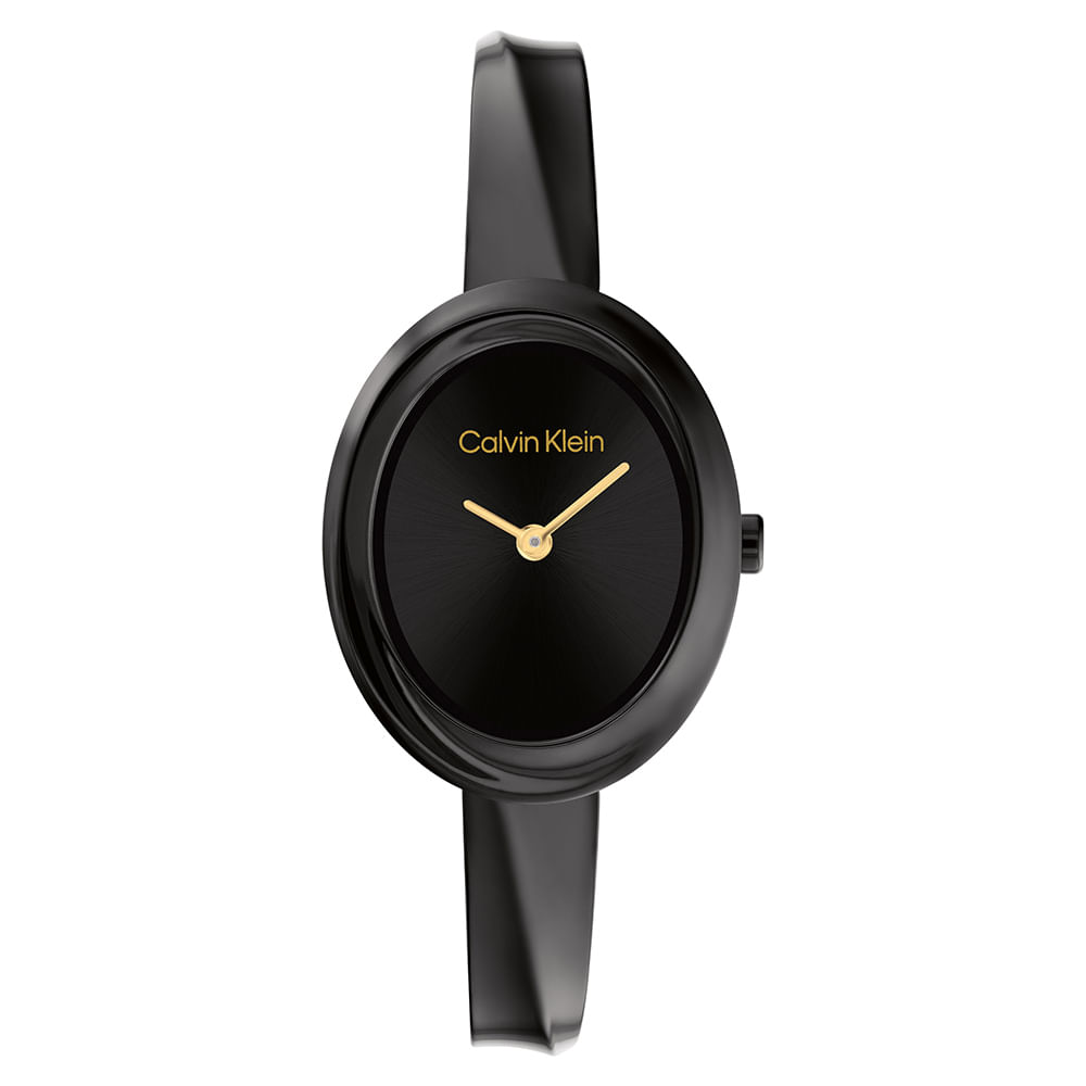 Relógio Calvin Klein Feminino Aço Preto 25100112